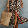 Leopard Button-Front Tank Dress | MzStar Fashion | view 5