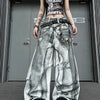 Tie-Dye Print Wide-Leg Jeans | MzStar Fashion
