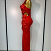 Split Chested Flower Dress