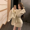 Flare Sleeve Sweater Mini Dress | MzStar Fashion | view 3