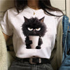 Funny Cat Print Tee | MzStar Fashion