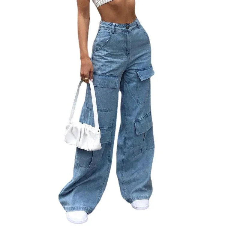 Washed Ankle Cargo Jeans | MzStar Fashion | view 5
