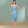 Sequin Cocktail Midi Dress | MzStar Fashion | view 4