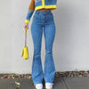 Washed Skinny Flare Jeans | MzStar Fashion