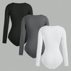 Square-Neck Bodysuit 3-Pack | MzStar Fashion | view 2