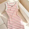 Striped Sleeveless Mini Dress | MzStar Fashion | view 5