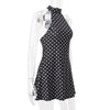 Polka Dot Backless Halter Dress | MzStar Fashion | view 6