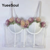 White Flower Bow Corset Top | MzStar Fashion | view 2