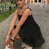 Silky Pleated Strapless Mini Dress | MzStar Fashion | view 3