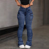 Hip-Lift Stretch Jeans | MzStar Fashion