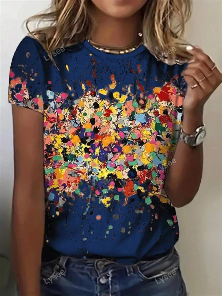 Leopard Lip Print Tee | MzStar Fashion | view 8
