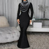 Sequin Mermaid High-Slit Gown | MzStar Fashion