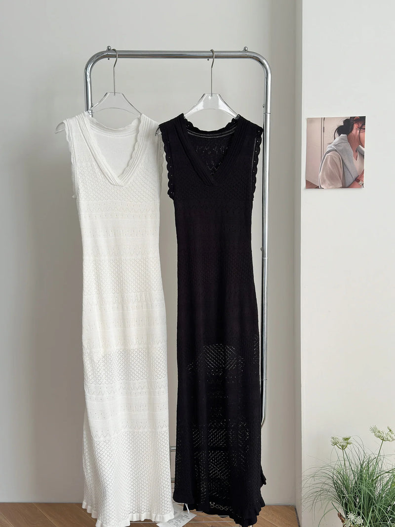 Crochet Cut-Out Midi Dress | MzStar Fashion | view 6
