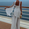 White Mesh Strapless Gown | MzStar Fashion | view 3