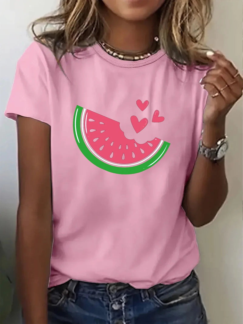 Watermelon Heart Tee | MzStar Fashion | view 6