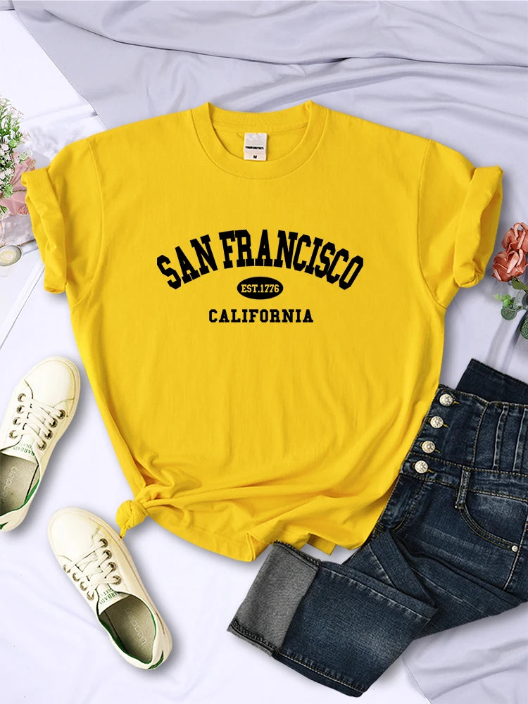 San Francisco Letter Tee | MzStar Fashion | view 4