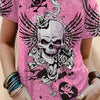 Skull Rose Gothic Tee | MzStar Fashion | view 5