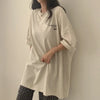 Oversized Half-Sleeve Tee | MzStar Fashion | view 2