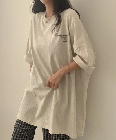 Oversized Half-Sleeve Tee