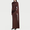 Ruched Asymmetric Maxi Dress | MzStar Fashion | view 2