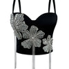 Diamond Tassel Corset Top | MzStar Fashion