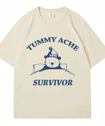 Tummy Ache Survivor Tee | MzStar Fashion