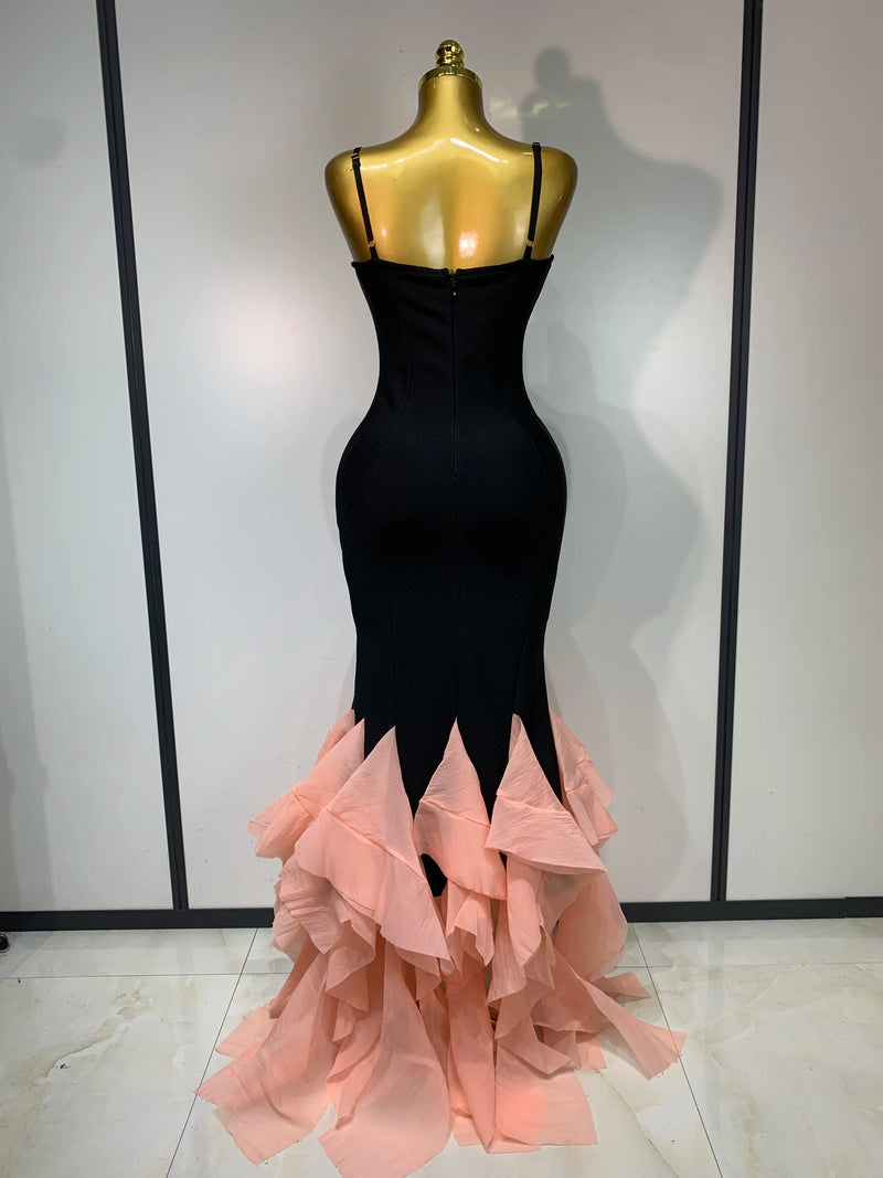 Black Bandage Evening Gown | MzStar Fashion | view 4