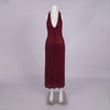 Sequin Open-Back Halter Dress | MzStar Fashion | view 7