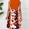 Polka Dot Peplum A-Line Dress | MzStar Fashion | view 2