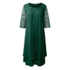 Plus-Size Lace Chiffon Dress | MzStar Fashion | view 7