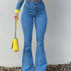 Washed Skinny Flare Jeans | MzStar Fashion | view 8