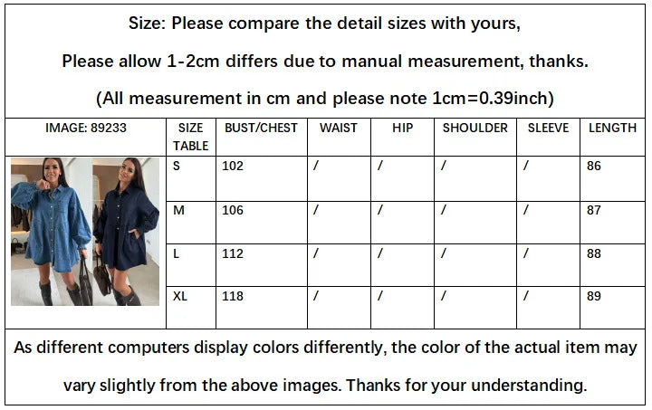 Denim Splice A-Line Dress | MzStar Fashion | view 6