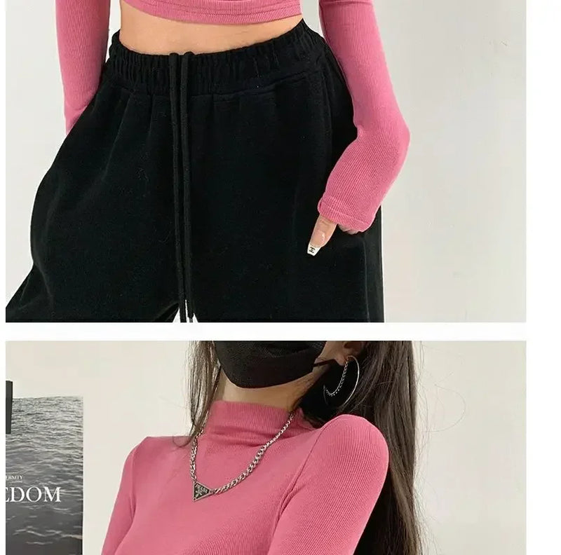 Sleeveless Turtleneck Crop Top | MzStar Fashion | view 7