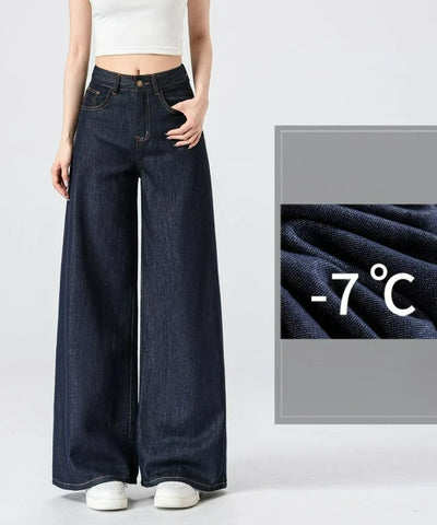 Lightweight Wide-Leg Jeans | MzStar Fashion
