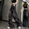 Distressed Bell-Bottom Jeans | MzStar Fashion | view 3