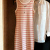 Striped Sleeveless Mini Dress | MzStar Fashion | view 3