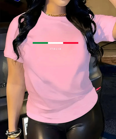 Everyday Letter Print Tee | MzStar Fashion