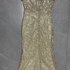 Champagne Fishtail Evening Gown | MzStar Fashion | view 2