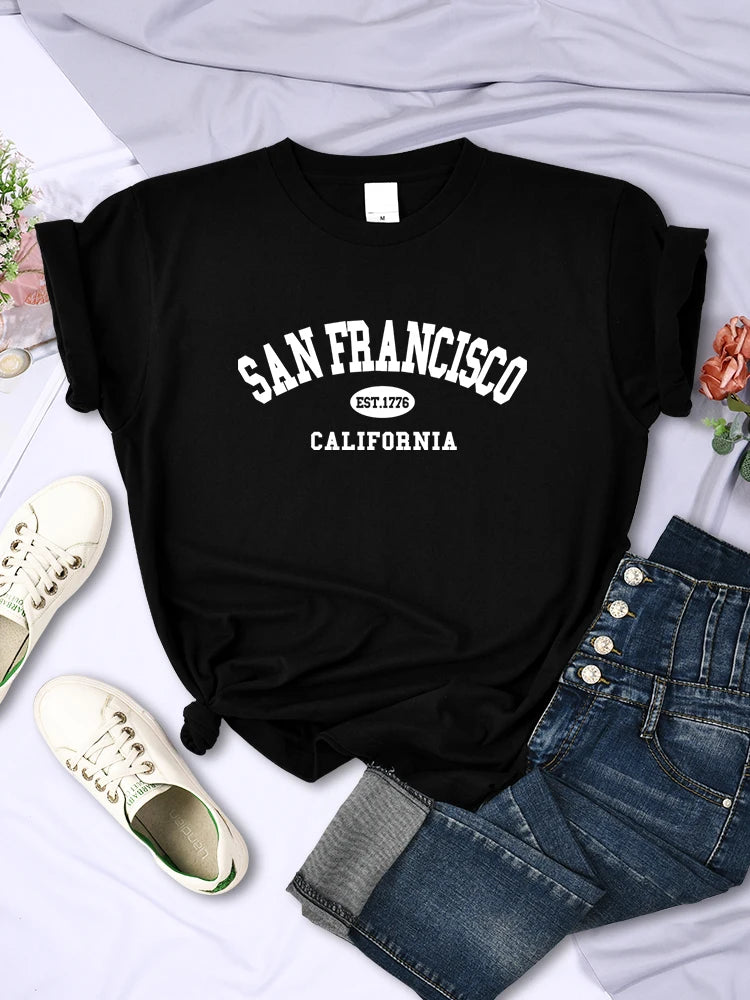 San Francisco Letter Tee | MzStar Fashion | view 2
