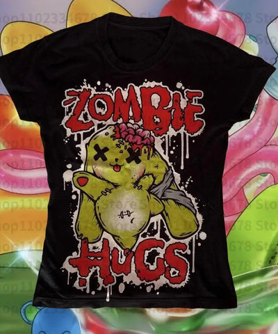 Goth Letter Baby Tee | MzStar Fashion