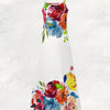Watercolor Floral Strap Maxi Dress | MzStar Fashion | view 3