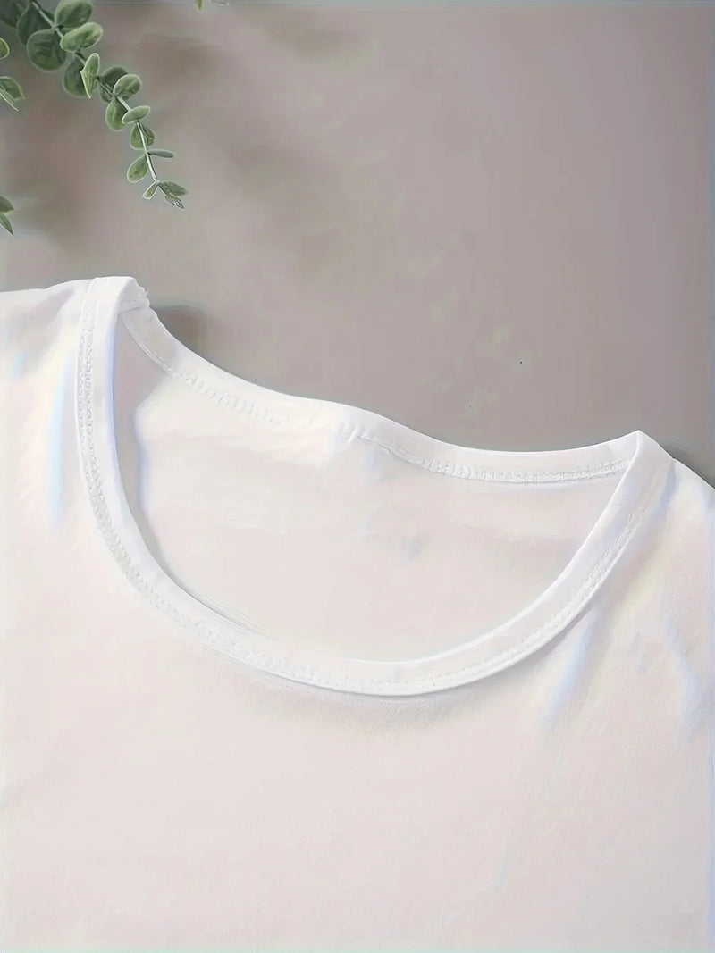 Everyday Letter Print Tee | MzStar Fashion | view 5