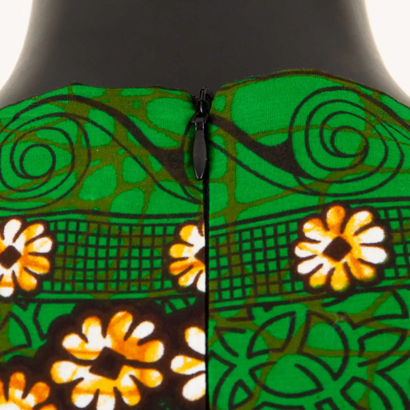 African Print Midi Dress | MzStar Fashion | view 5