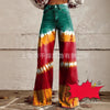 Printed Faux-Denim Trousers | MzStar Fashion | view 2