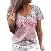 3D Floral V-Neck Tee | MzStar Fashion | view 8