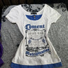 Y2K Patchwork Layered Tee | MzStar Fashion | view 4