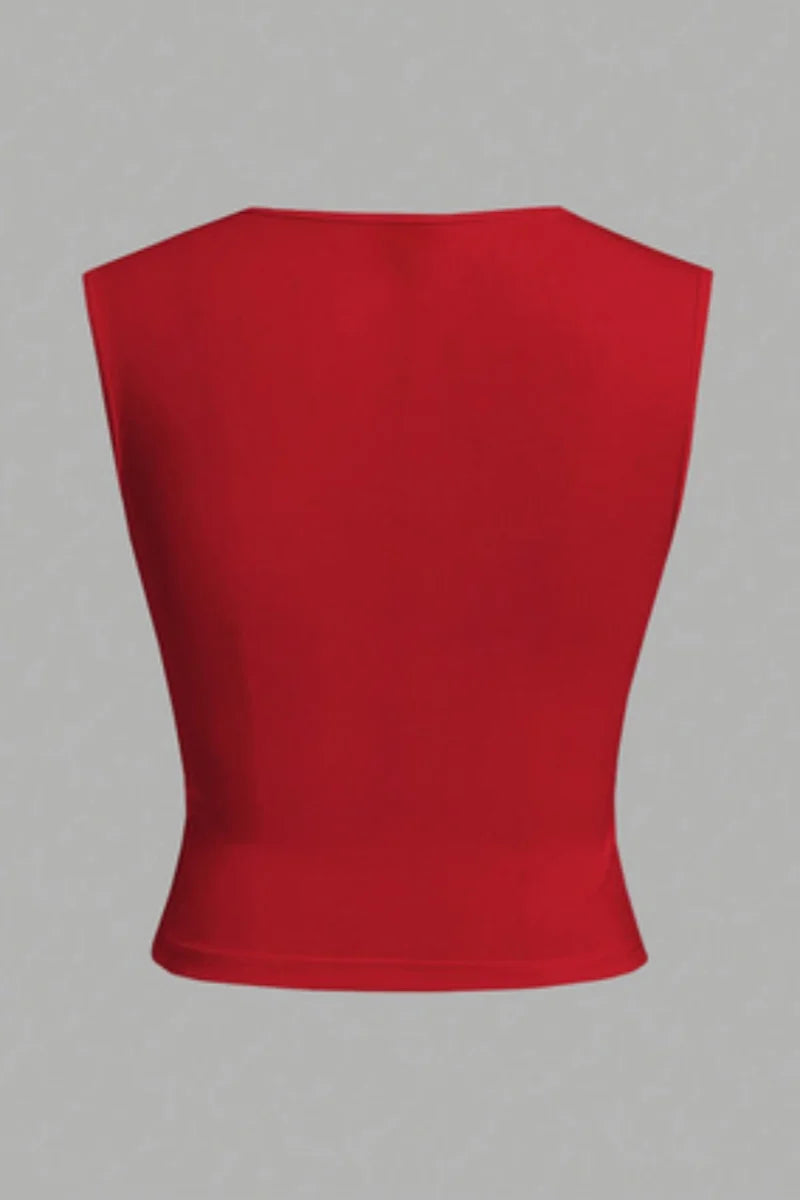 Solid Vest Two-Piece Set | MzStar Fashion | view 5