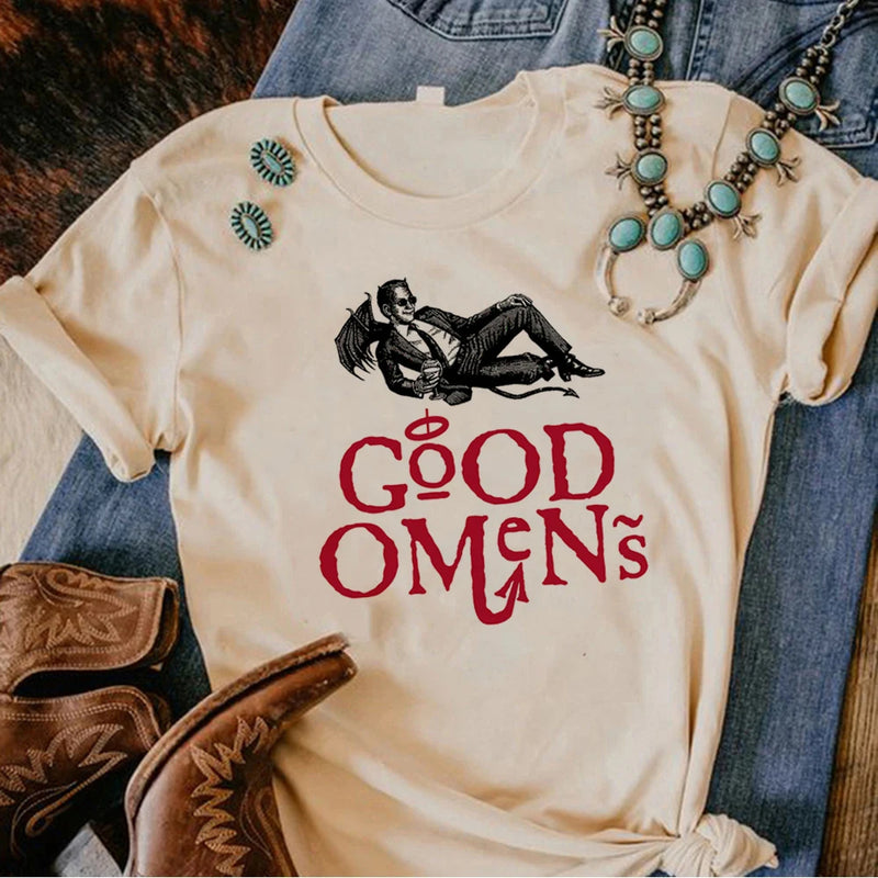 Good Omens Comic Tee | MzStar Fashion | view 3