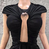 Black Keyhole Bodycon Maxi Dress | MzStar Fashion | view 8