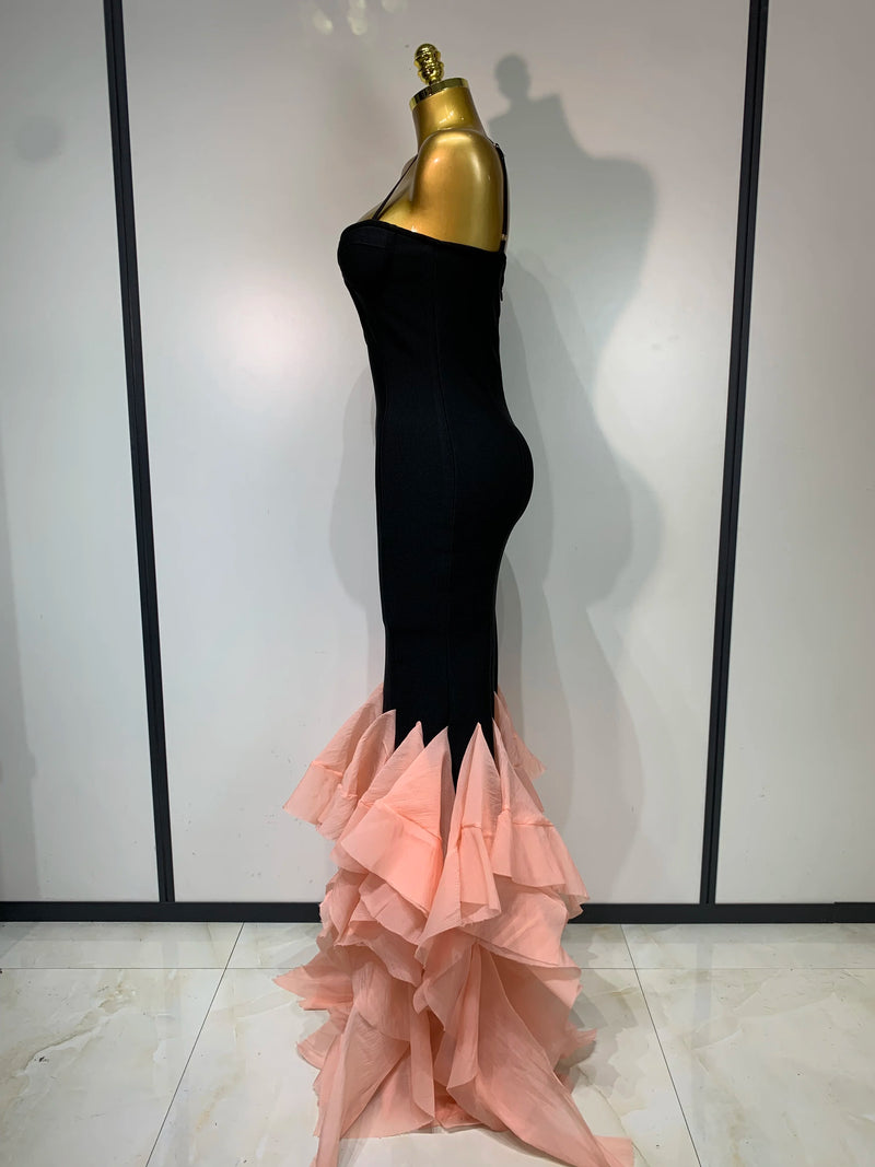 Black Bandage Evening Gown | MzStar Fashion | view 3